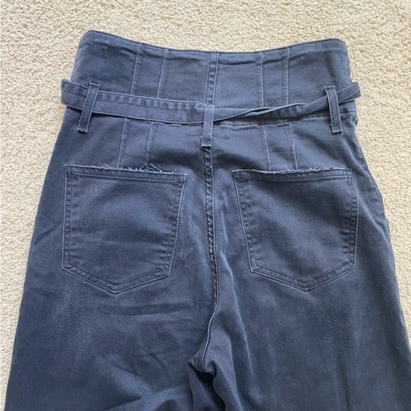 Current Elliot The Corset Paperbag High Rise Cropped Leg Denim Jean Edgebrook 27 - Picture 6 of 12